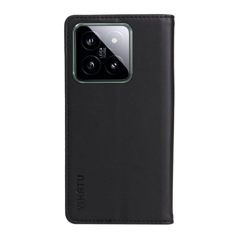 Kožené Pouzdro Folio Xiaomi 14 Yikatu