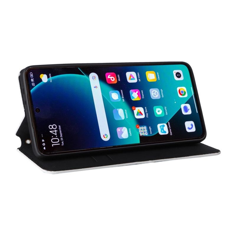 Kožené Pouzdro Folio Xiaomi 14t Pro 3d Kostky