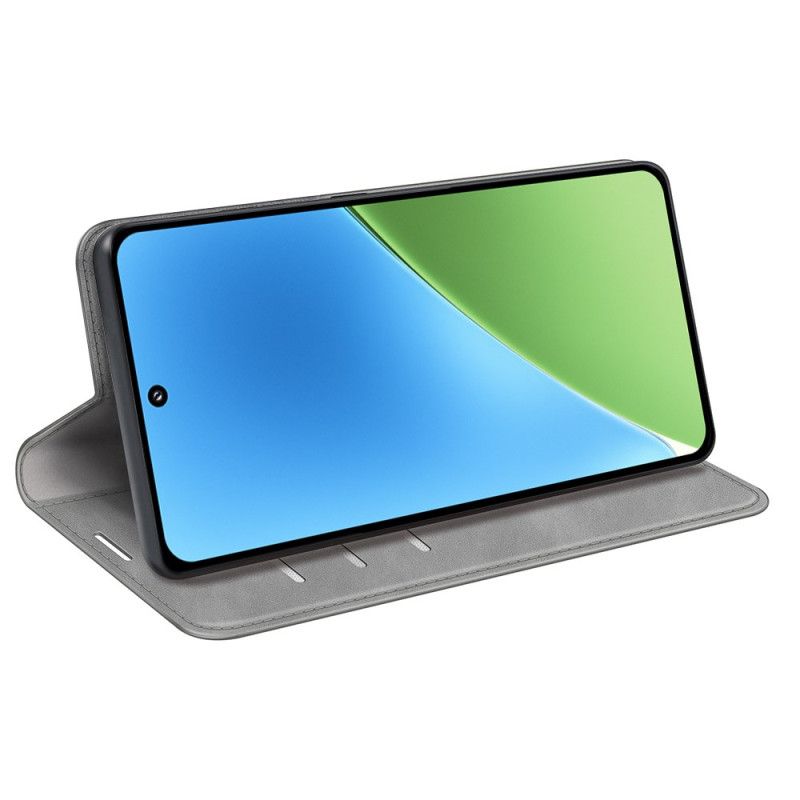 Kožené Pouzdro Folio Xiaomi 15 Klasické