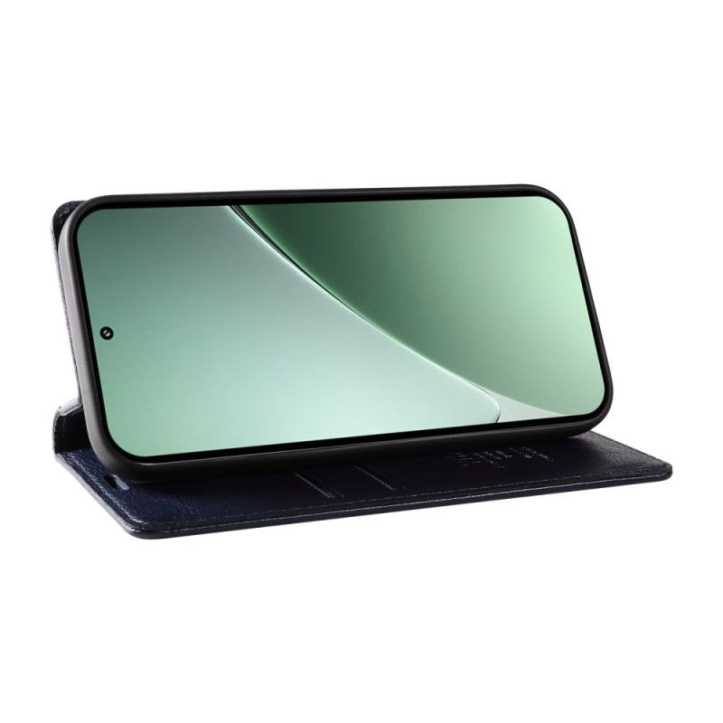 Kožené Pouzdro Folio Xiaomi 15 Pro Yikatu Kožený Efekt