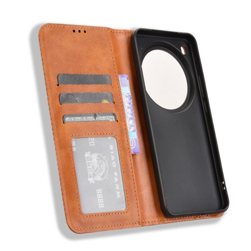 Kožené Pouzdro Folio Xiaomi 15 Ultra Vintage Vlys