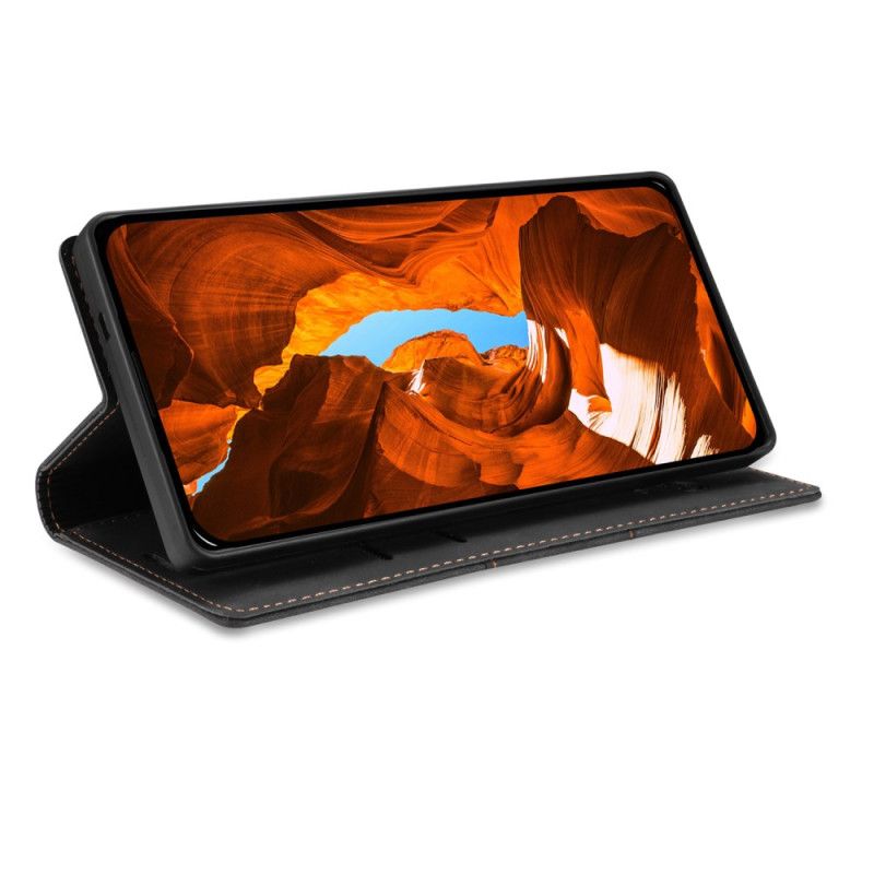 Kožené Pouzdro Folio Xiaomi 15t Lemování