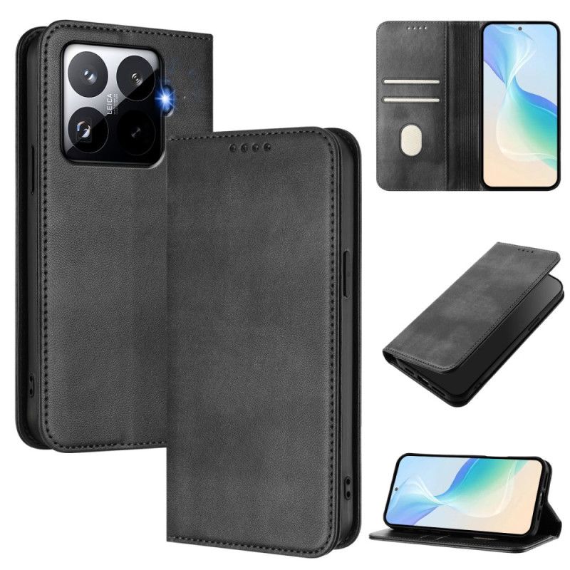 Kožené Pouzdro Folio Xiaomi 15t Pro Retro