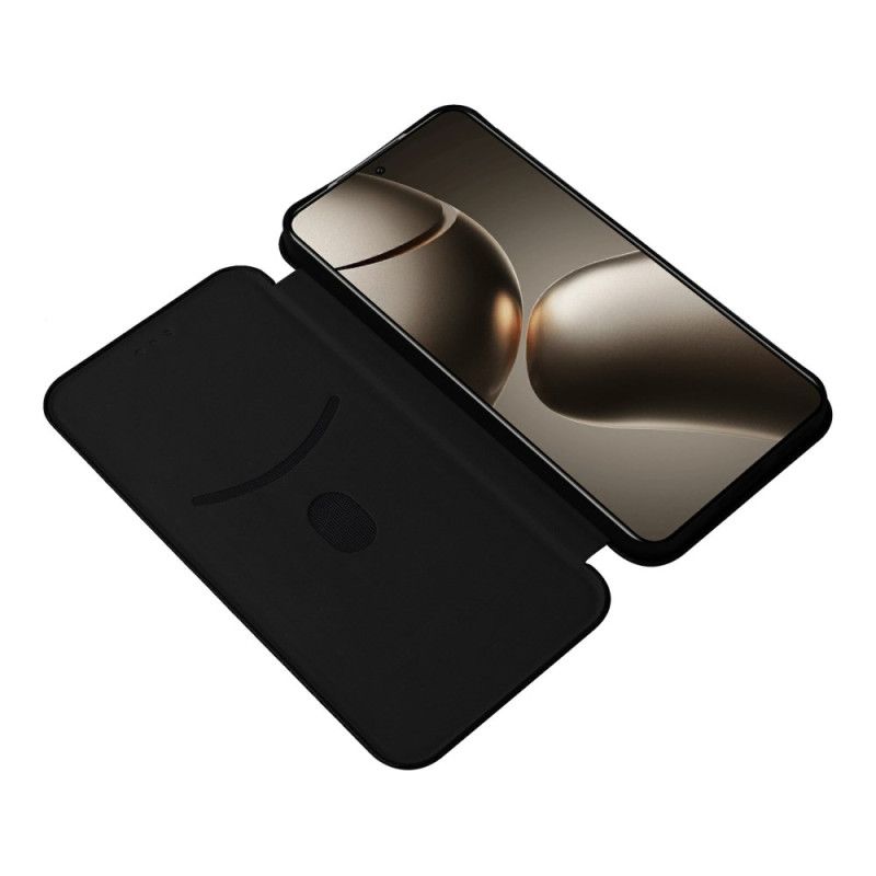 Kožené Pouzdro Folio Xiaomi 15t Pro Uhlíková Vlákna