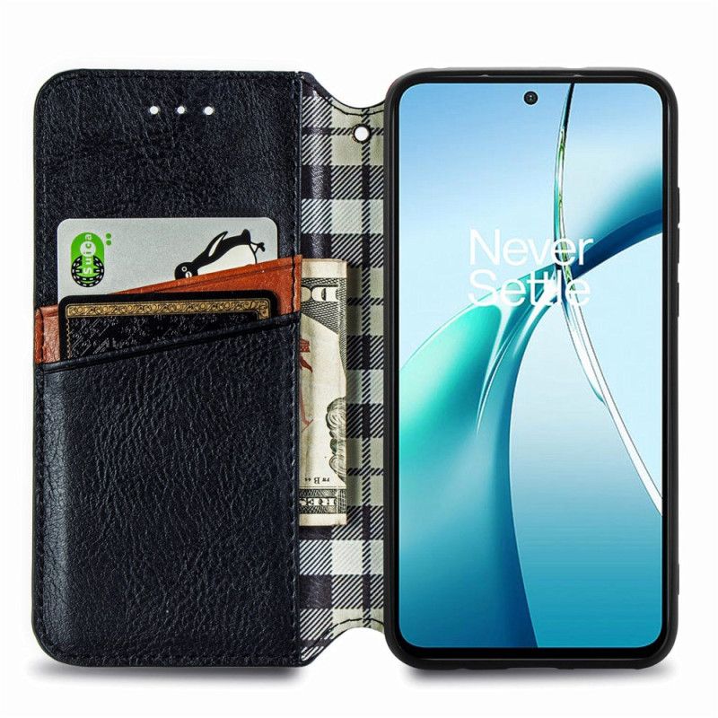 Kožené Pouzdro Folio Xiaomi 17 Pro Vintage Diamantový Vzor
