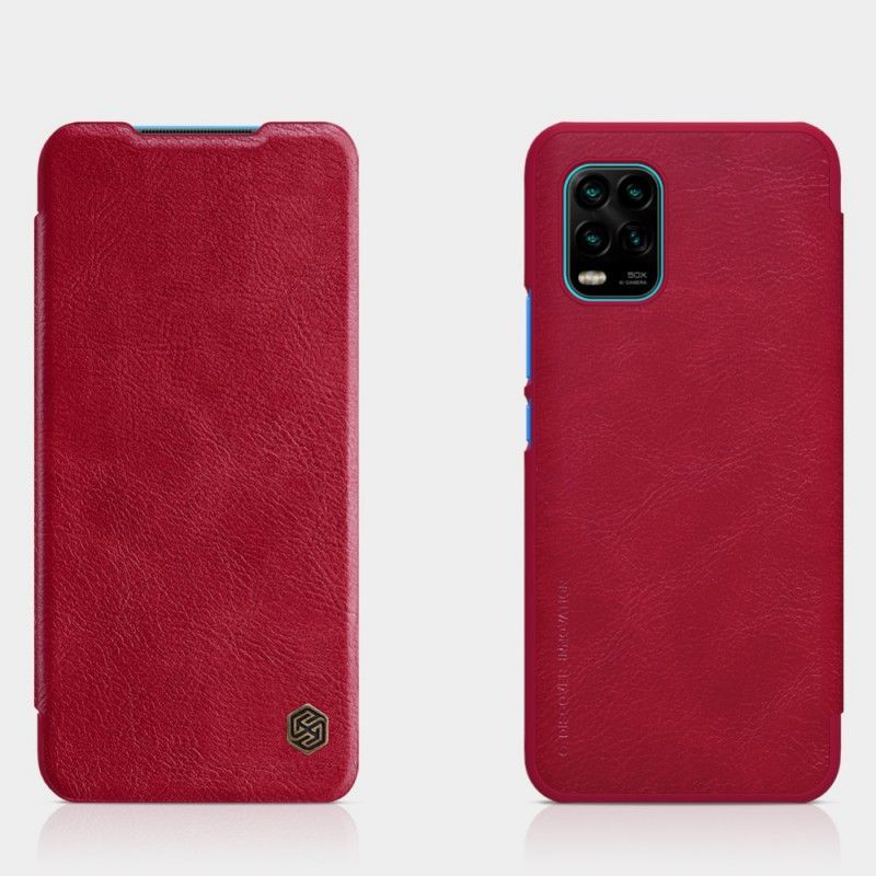 Kožené Pouzdro Folio Xiaomi Mi 10 Lite Série Nillkin Qin
