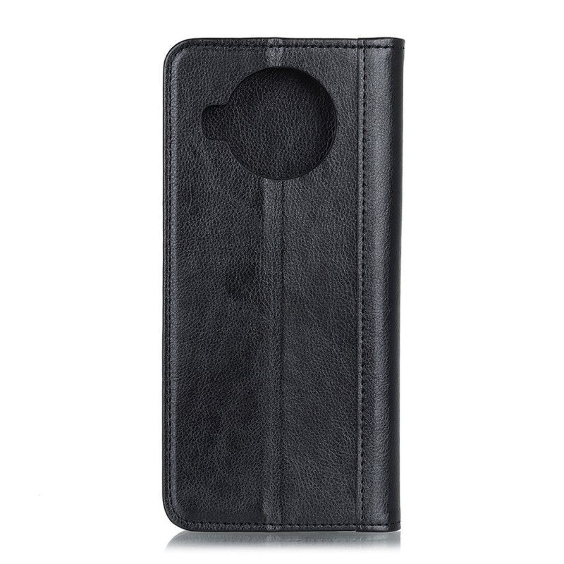 Kožené Pouzdro Folio Xiaomi Mi 10t Lite 5g / Redmi Note 9 Pro 5g Litchi Štípaná Kůže