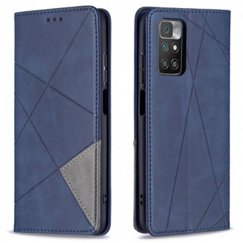 Kožené Pouzdro Folio Xiaomi Redmi 10 Styl Umělce