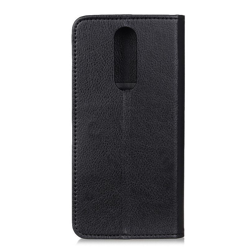Kožené Pouzdro Folio Xiaomi Redmi 8 Liči Štípaná Kůže