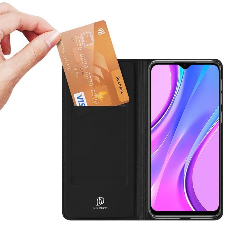 Kožené Pouzdro Folio Xiaomi Redmi 9 Kůže Pro Dux Ducis