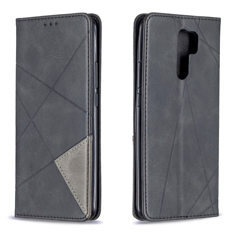 Kožené Pouzdro Folio Xiaomi Redmi 9 Umělecký Styl