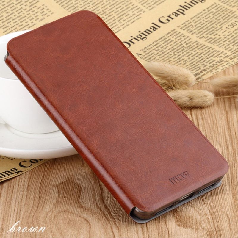 Kožené Pouzdro Folio Xiaomi Redmi K30 Mofi Vintage Klasika