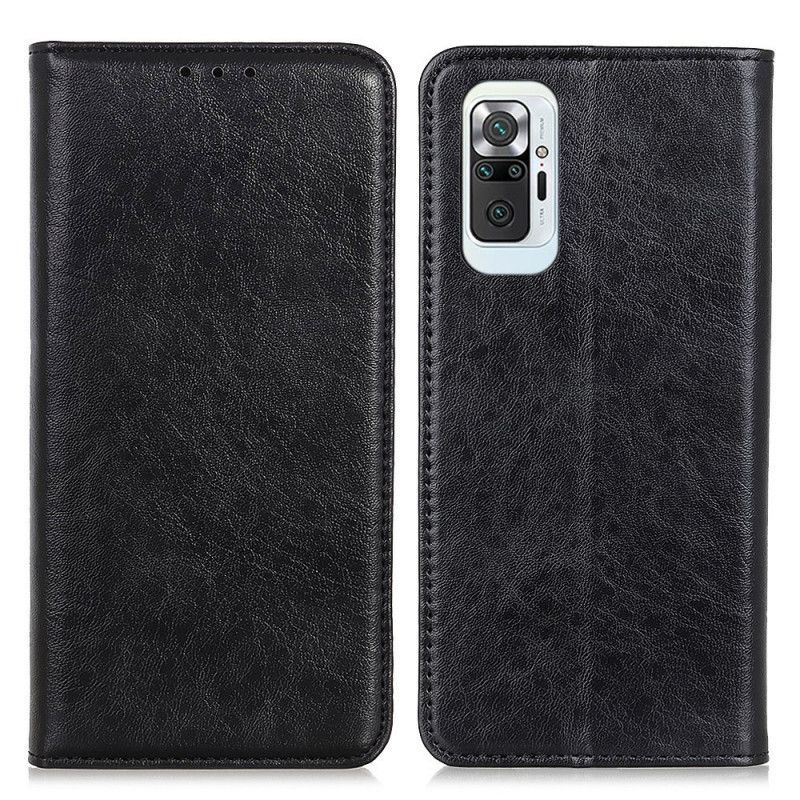 Kožené Pouzdro Folio Xiaomi Redmi Note 10 Pro Texturovaná Štípenka