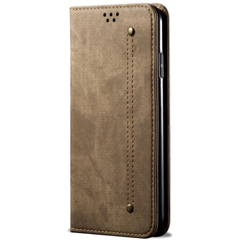 Kožené Pouzdro Folio Xiaomi Redmi Note 13 5g Jeanns Látka