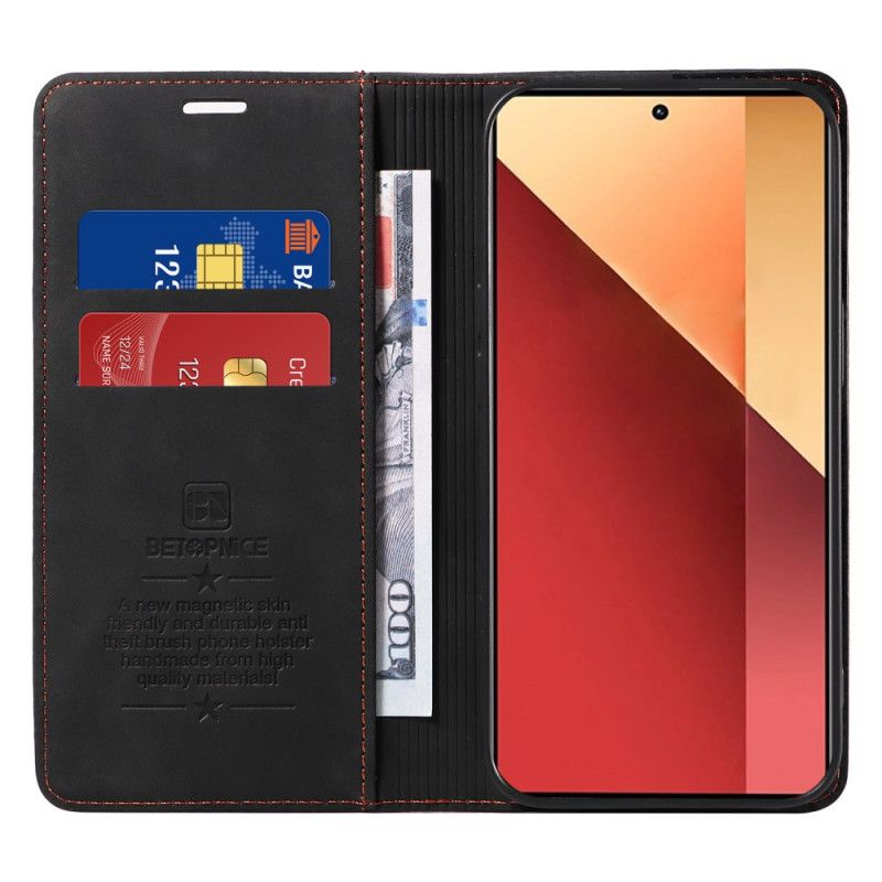 Kožené Pouzdro Folio Xiaomi Redmi Note 13 Pro 4g Betopnice