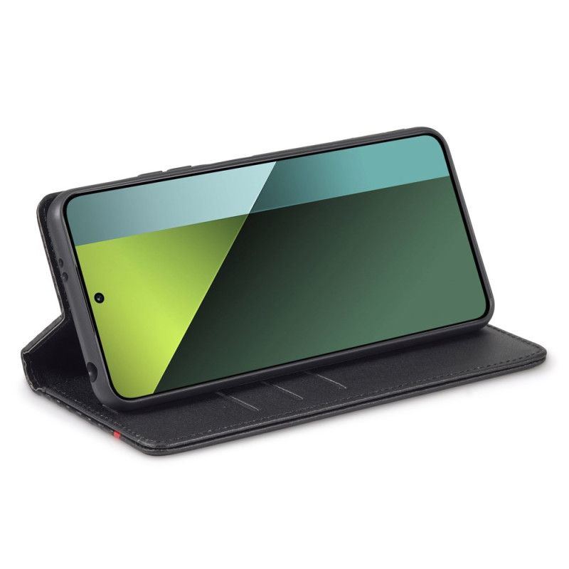 Kožené Pouzdro Folio Xiaomi Redmi Note 13 Pro 4g Uhlíkové Vlákno Lc.imeeke