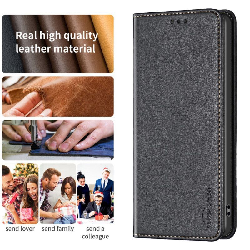 Kožené Pouzdro Folio Xiaomi Redmi Note 13 Pro 5g Barva Binfen