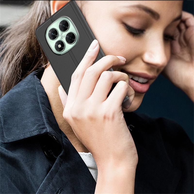 Kožené Pouzdro Folio Xiaomi Redmi Note 14 Pro 4g Držák Na Karty A Stojánek