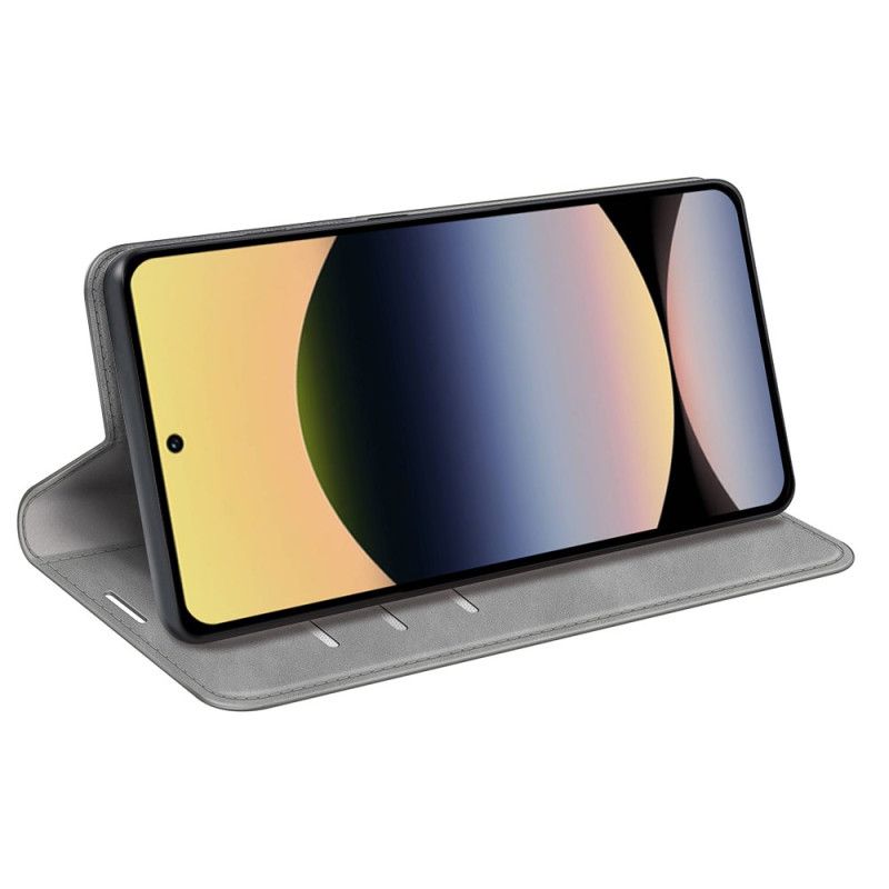 Kožené Pouzdro Folio Xiaomi Redmi Note 14s Kožený Styl