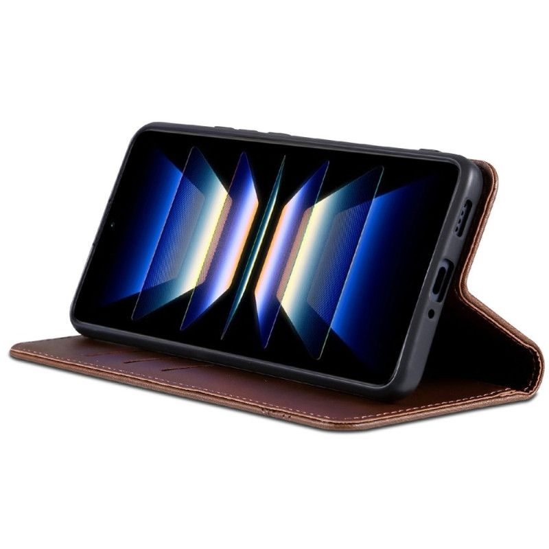 Kožené Pouzdro Folio Xiaomi Redmi Note 15 Pro 5g Azns