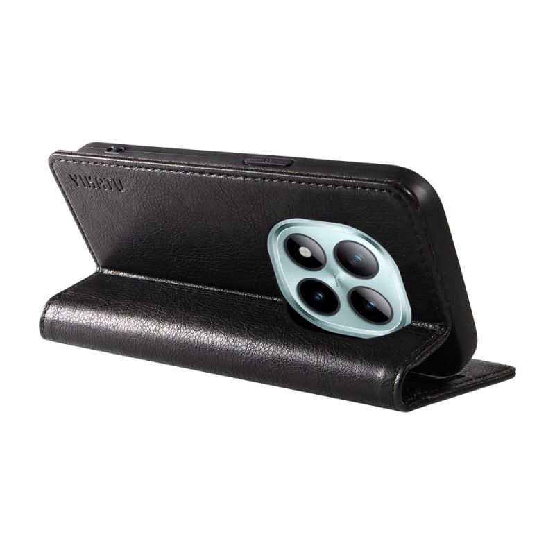 Kožené Pouzdro Folio Xiaomi Redmi Note 15 Pro Plus 5g Yikatu