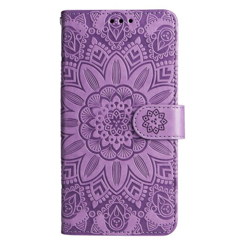 Kožené Pouzdro Na Xiaomi 13 Mandala Sun S Šňůrkou