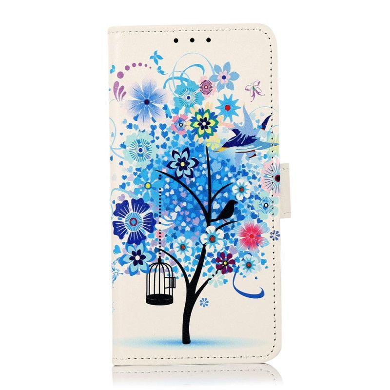 Kožené Pouzdro Na Xiaomi 13 Pro Kvetoucí Strom