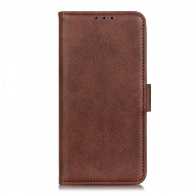 Kožené Pouzdro Na Xiaomi Redmi Note 10 / 10S Flipové Pouzdro Dvojitá Klapka