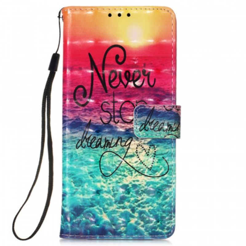 Kožené Pouzdro Na Xiaomi Redmi Note 11 Pro Plus 5G Nepřestávej Nikdy Snít