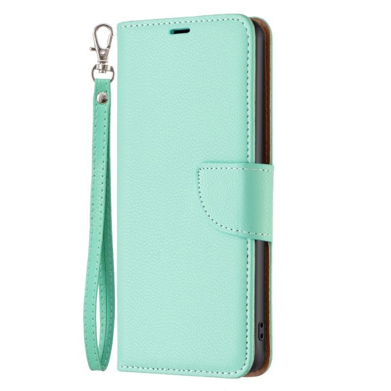 Kožené Pouzdro Na Xiaomi Redmi Note 12 Pro Na Lana Šikmá Spona Popruhu