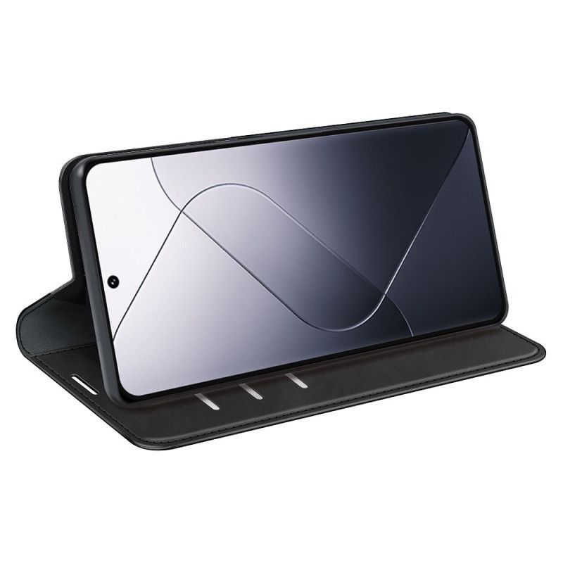Kožené Pouzdro Xiaomi 14 Kryty Na Mobil Klasika