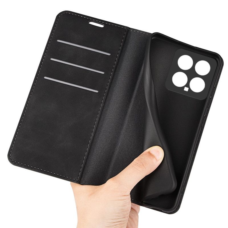 Kožené Pouzdro Xiaomi 14 Kryty Na Mobil Klasika