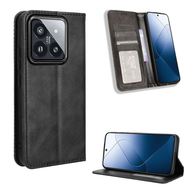 Kožené Pouzdro Xiaomi 14 Kryty Na Mobil Retro Styl