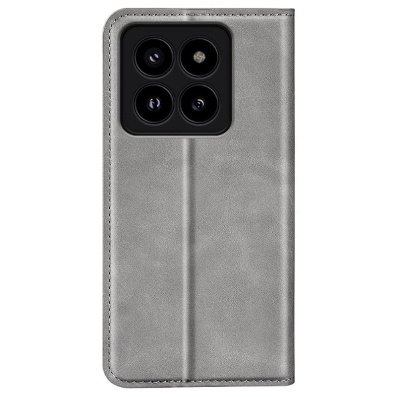 Kožené Pouzdro Xiaomi 14 Pro Kryty Na Mobil Klasika