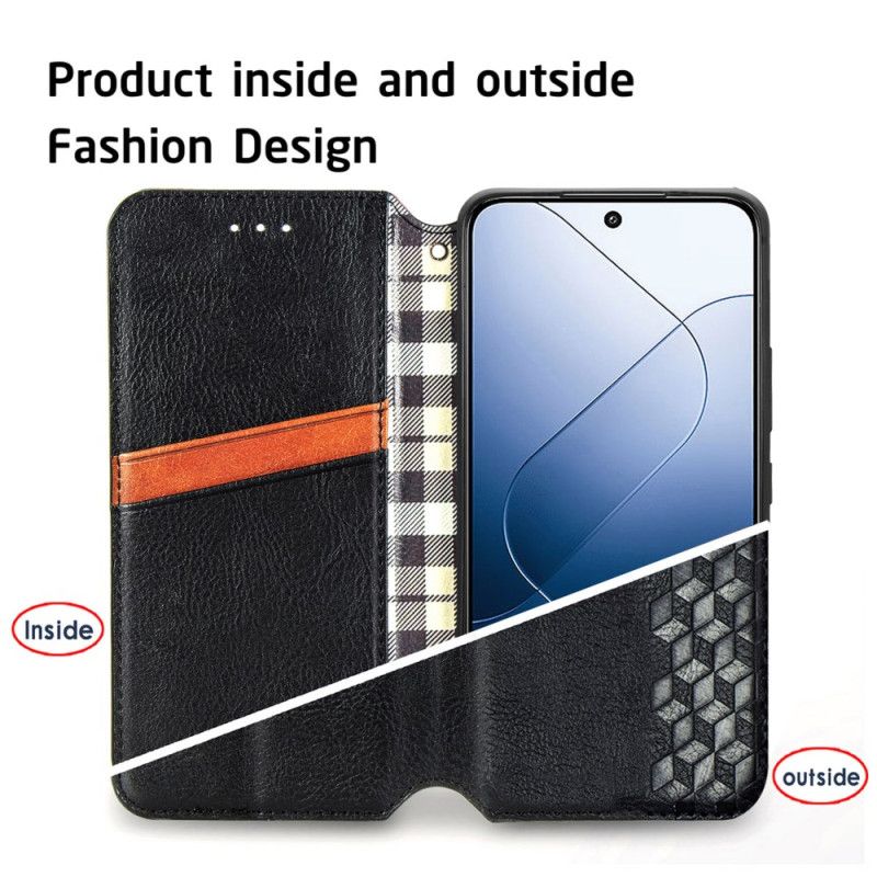 Kožené Pouzdro Xiaomi 14t Pro Kryty Na Mobil Vlys S Semišovým Efektem
