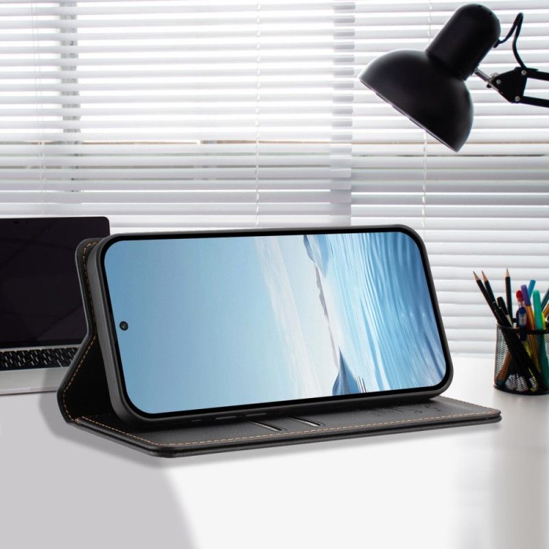 Kožené Pouzdro Xiaomi 17 Pro Max Kryty Na Mobil Magnetické Zapínání A Rfid Ochrana