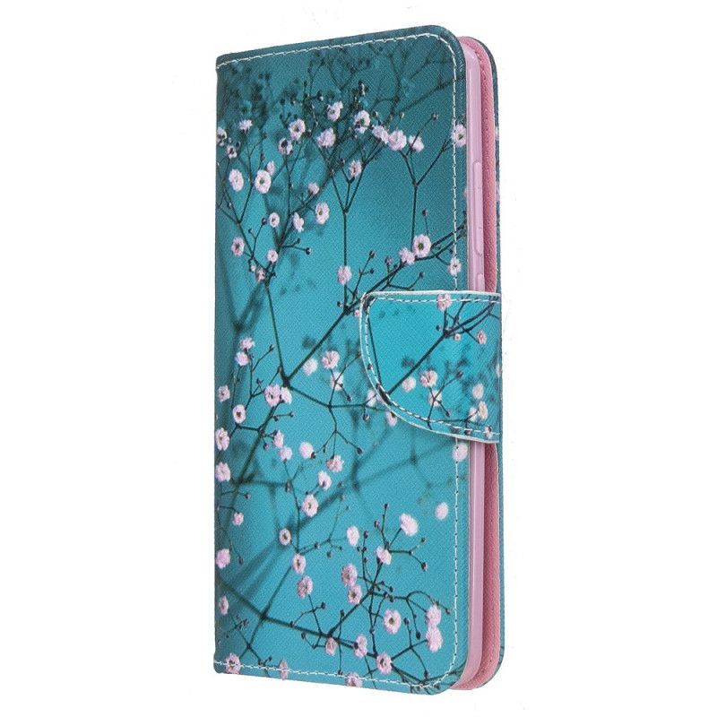 Kožené Pouzdro Xiaomi Redmi 8 Kvetoucí Strom