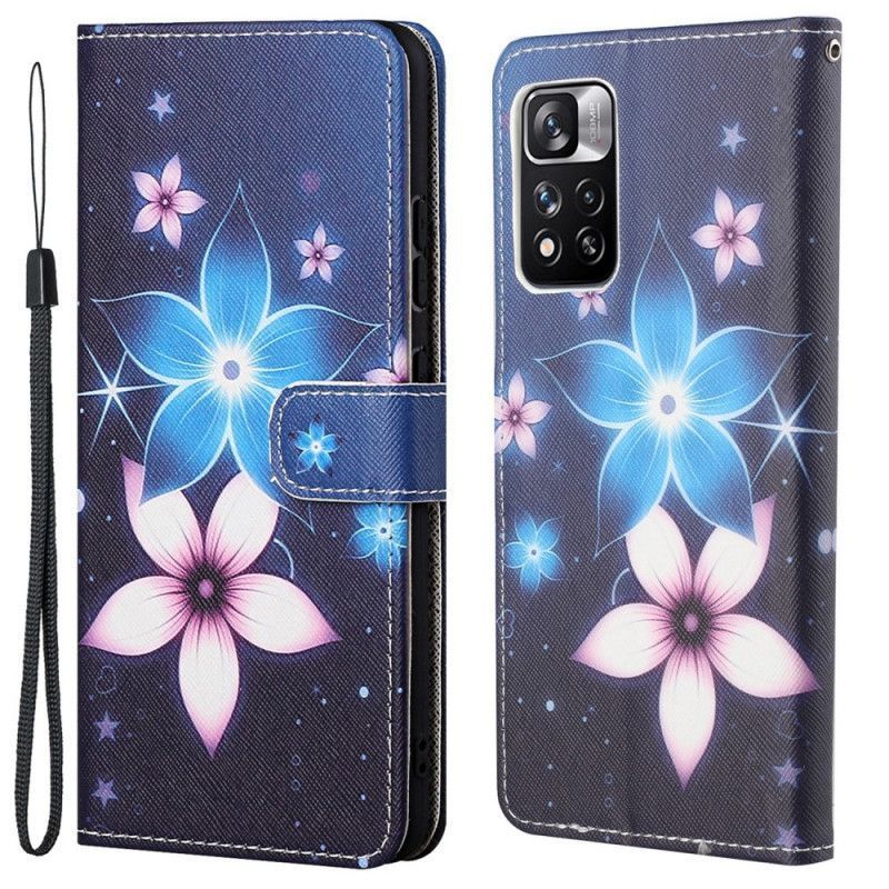 Kožené Pouzdro Xiaomi Redmi Note 11 Pro / Note 11 Pro Plus Pásové Měsíčnice