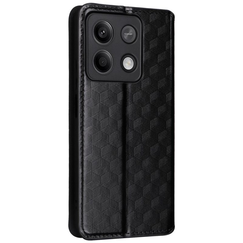 Kožené Pouzdro Xiaomi Redmi Note 13 Pro 5g Kryty Na Mobil 3d Kostky