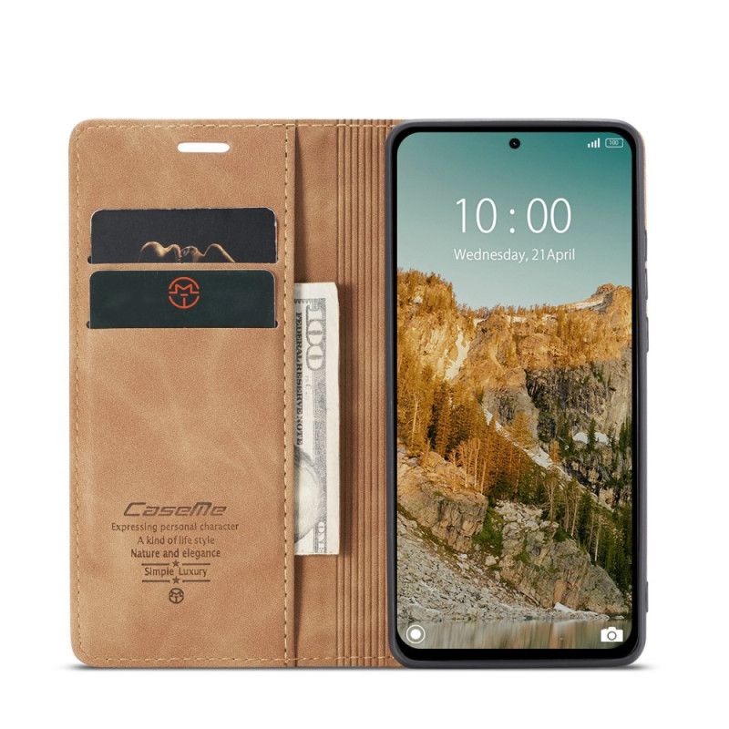 Kožené Pouzdro Xiaomi Redmi Note 14 5g Caseme Kožený Efekt