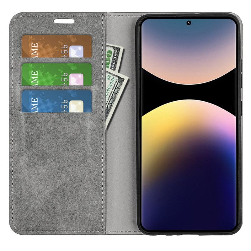 Kožené Pouzdro Xiaomi Redmi Note 14 Pro 4g Kryty Na Mobil Kožený Styl