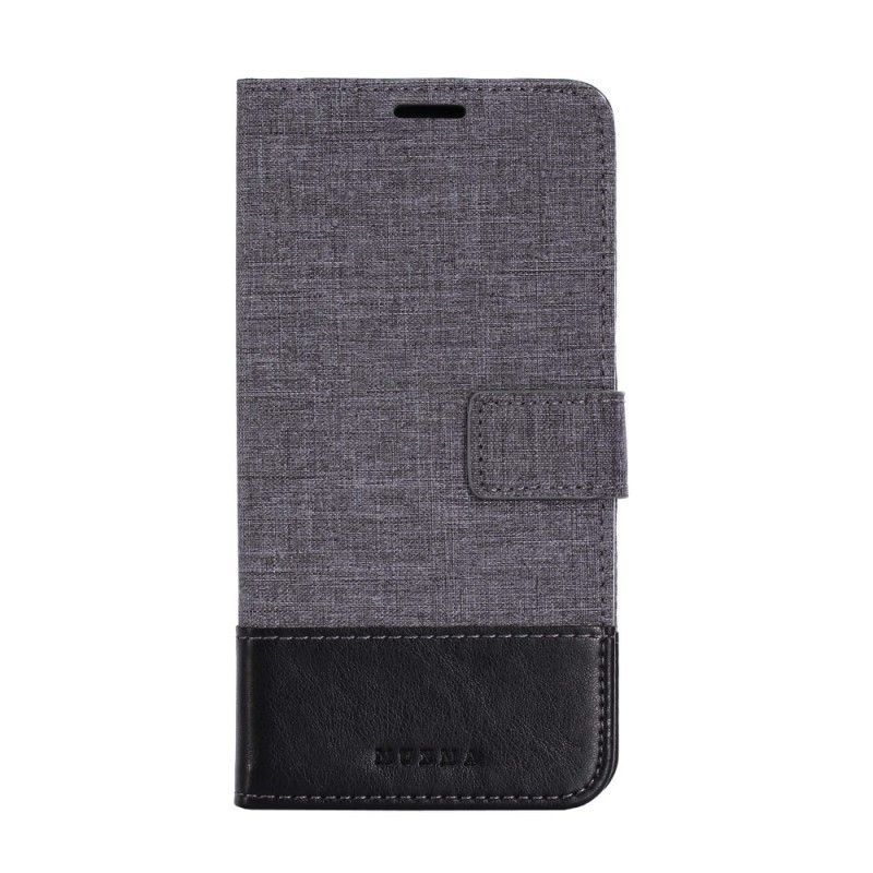 Kožené Pouzdro Xiaomi Redmi Note 5 Muxma Efekt Látky A Kůže