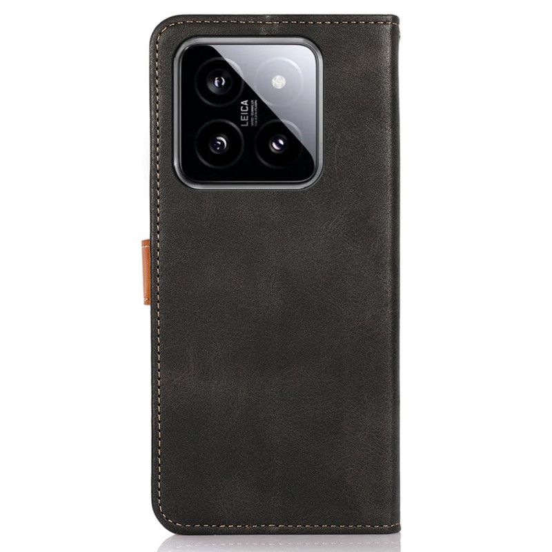 Kožený Kryt Na Xiaomi 14 Pro Khazneh Spona Na Popruh