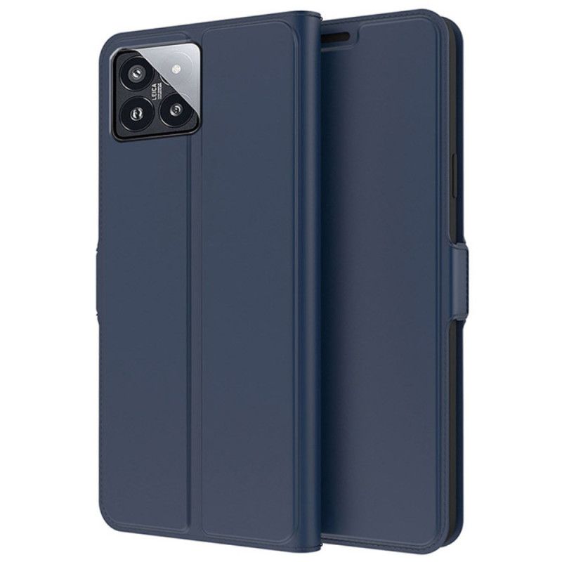 Kožený Kryt Na Xiaomi 14 Pro Velmi Jemné