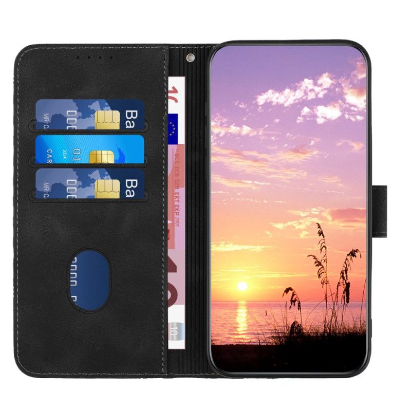 Kožený Kryt Na Xiaomi 14 Pro Vzor Sloní Hlavy A Lanka