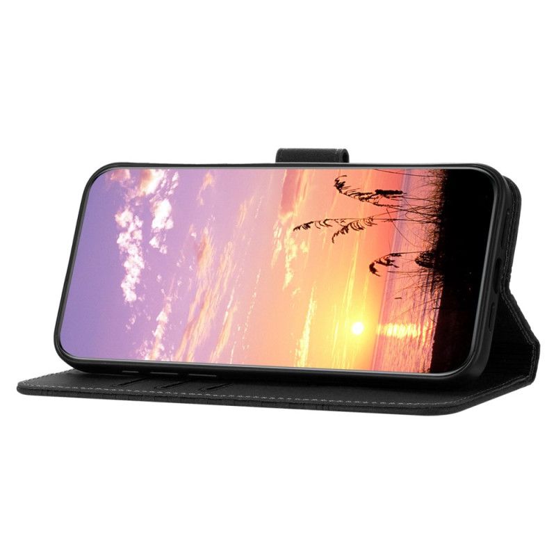 Kožený Kryt Na Xiaomi 14 Pro Vzor Sloní Hlavy A Lanka