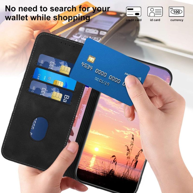 Kožený Kryt Na Xiaomi 14 Pro Vzor Sloní Hlavy A Lanka