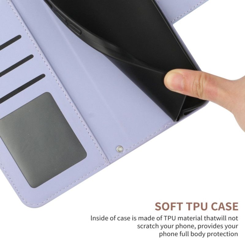 Kožený Kryt Na Xiaomi 14 Ultra Slunečnicový Vzor S Ramenním Popruhem