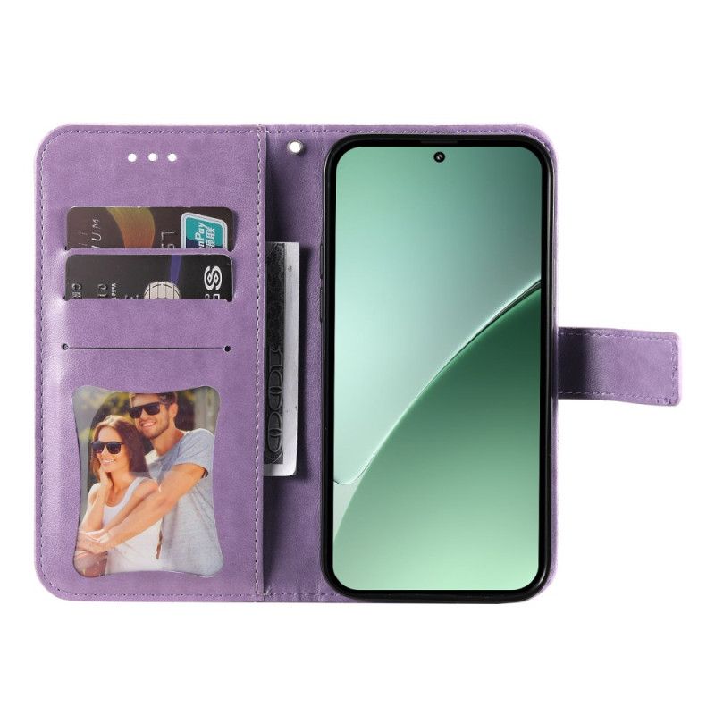 Kožený Kryt Na Xiaomi 15 Pro Mandalový Potisk