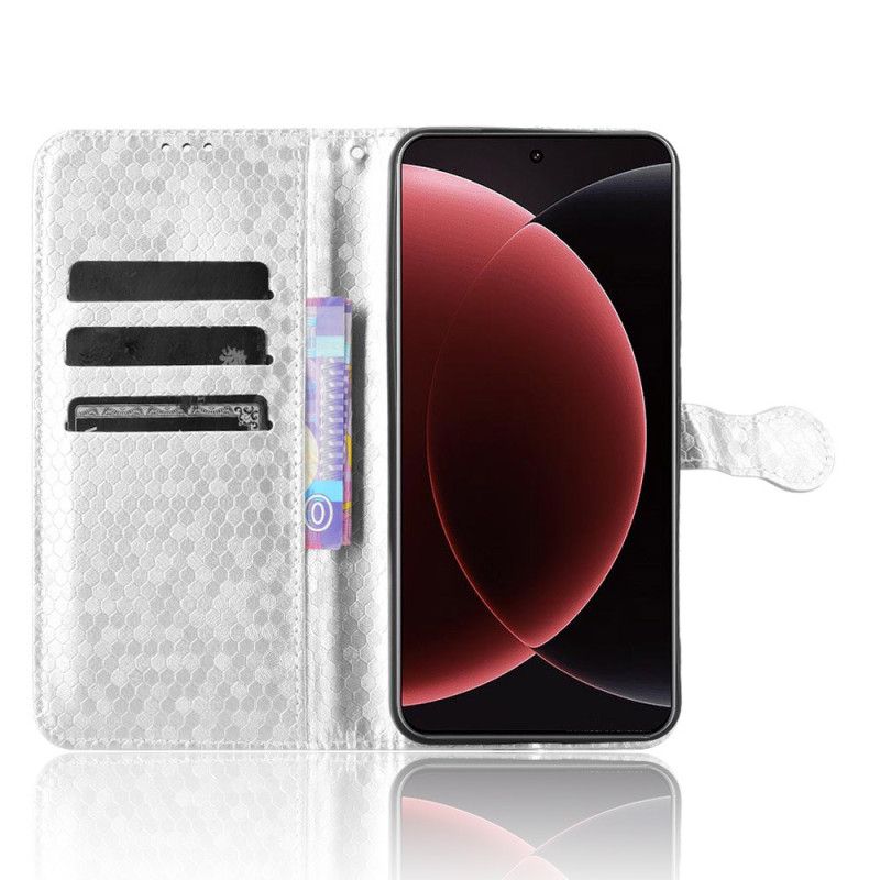 Kožený Kryt Na Xiaomi 15 Ultra Třpytivé Tečky